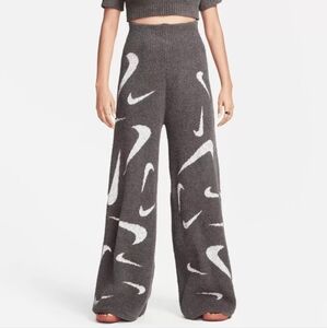 *NEW* Nike Women Phoenix Cozy Boucle High Waisted Wide Leg Pants Size M/L TALL